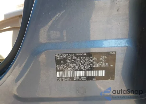 2008 Toyota Rav4 z USA, uszkodzony, nr VIN JTMZD33V986071775